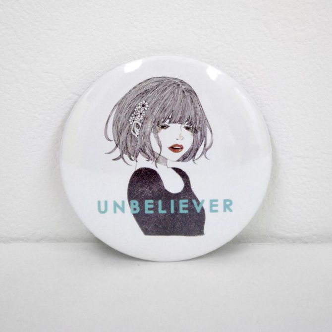 UNBELIEVER 缶ミラー / ケース付き